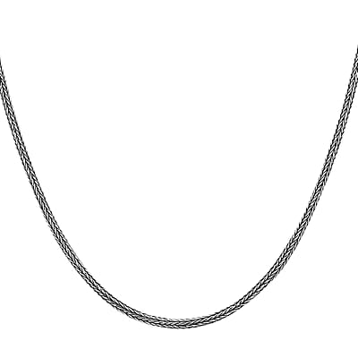 Bali Legacy Sterling Silver 2.5mm Tulang Naga Chain Necklace 20 Inches 16.75 Grams