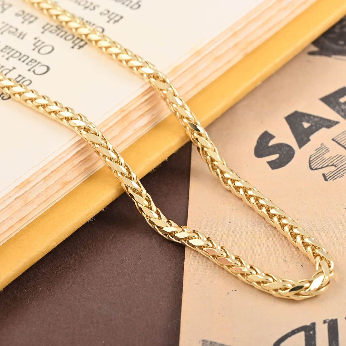 10K Yellow Gold 2.5mm Palma Chain Necklace 16 Inches 4.60 Grams image number 1
