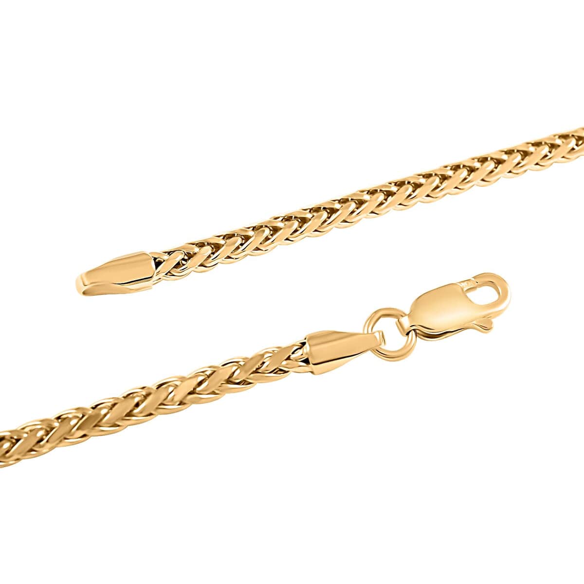 10K Yellow Gold 2.5mm Palma Chain Necklace 16 Inches 4.60 Grams image number 2