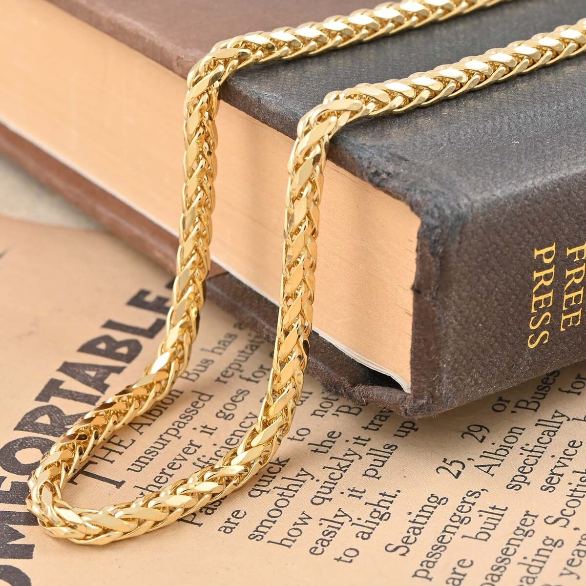10K Yellow Gold 3mm Palma Chain Necklace 18 Inches 7.90 Grams image number 1