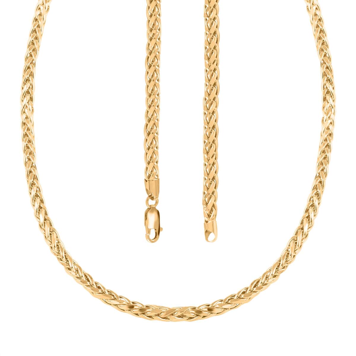 10K Yellow Gold 5mm Palma Chain Necklace 20 Inches 19.40 Grams image number 3