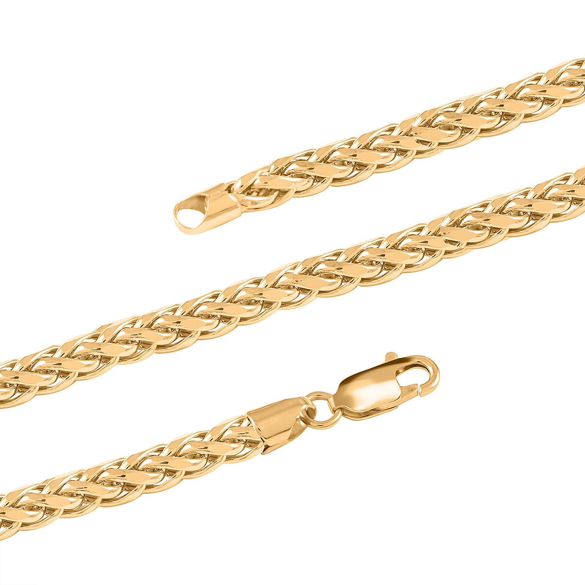 10K Yellow Gold 5mm Palma Chain Necklace 22 Inches 21.50 Grams image number 2