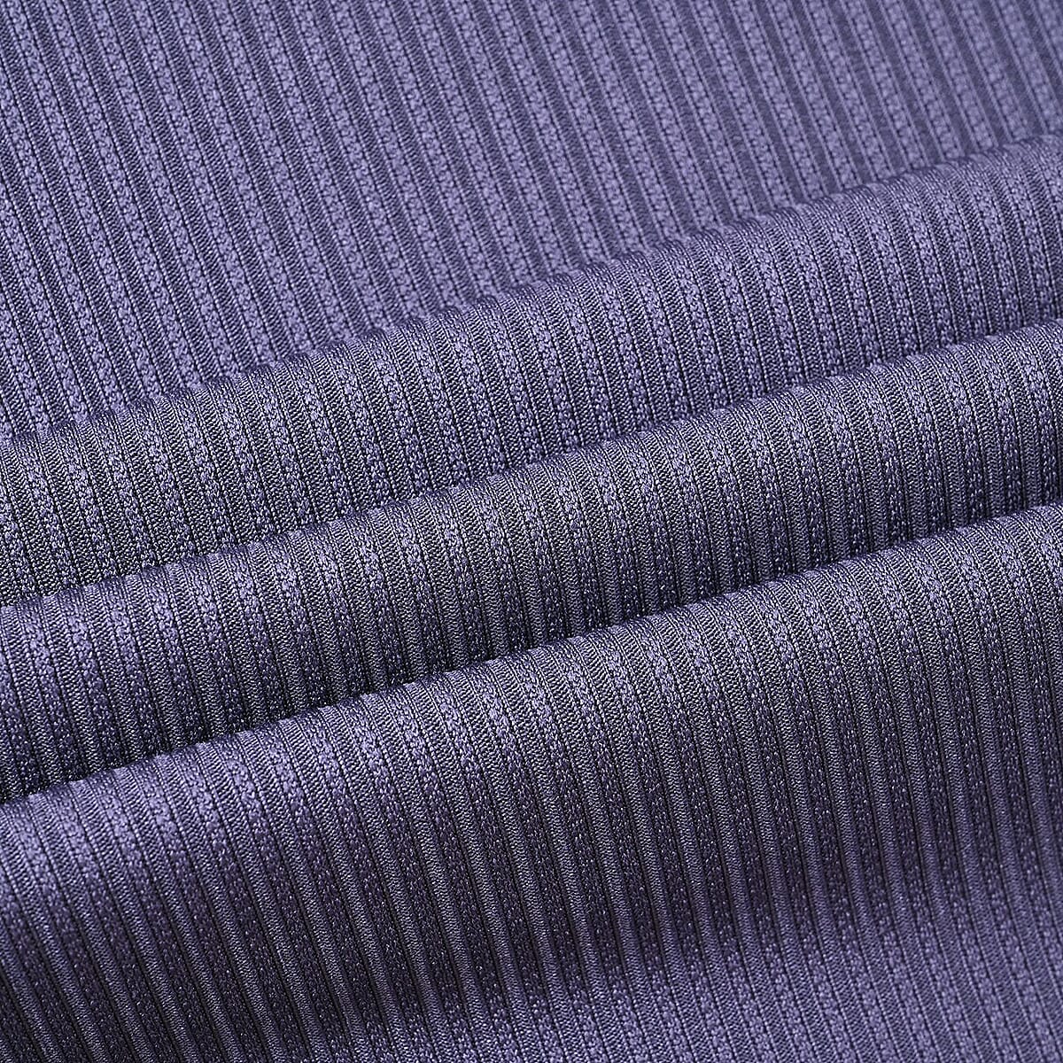 Black and Navy Striped Printed Pattern Stretch Lounge Pant - One Size Fits Most image number 7