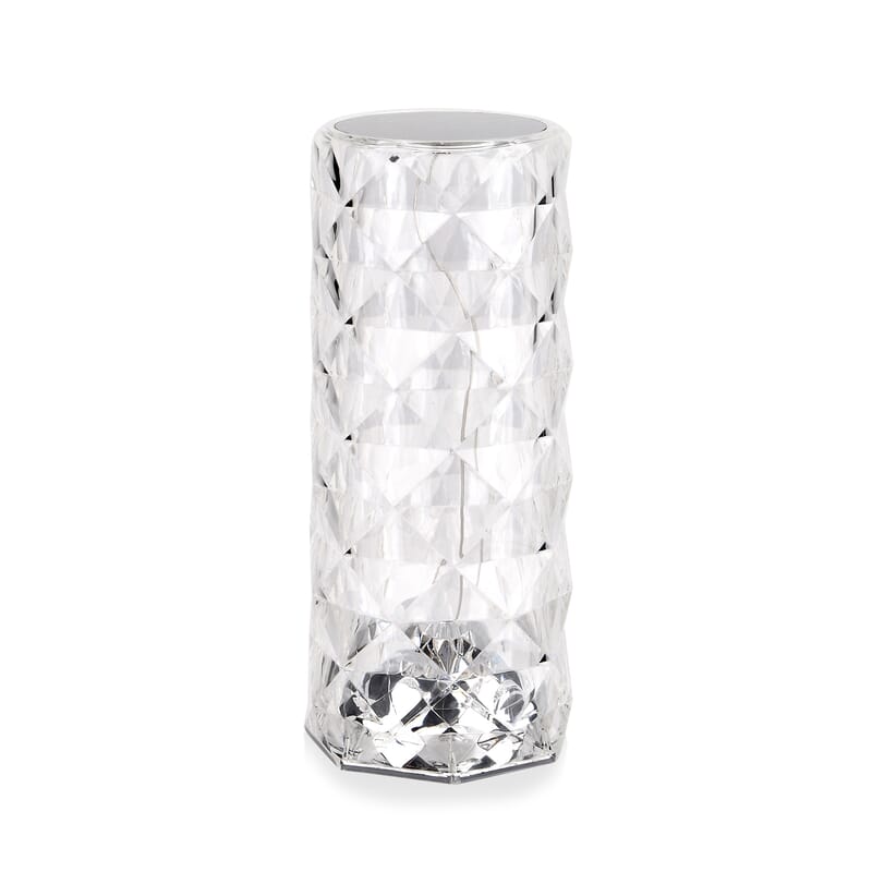 Livmore Rechargeable Rose Diamond Table Lamp with Remote Control - Multi-Color Changing Light