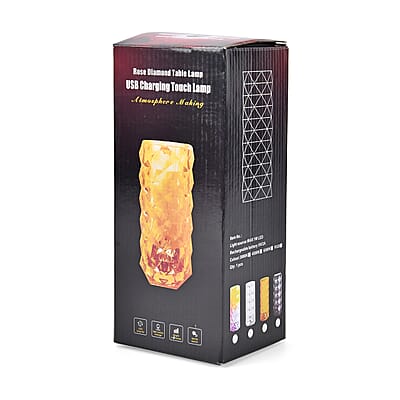 Livmore Rechargeable Rose Diamond Table Lamp with Remote Control - Multi-Color Changing Light