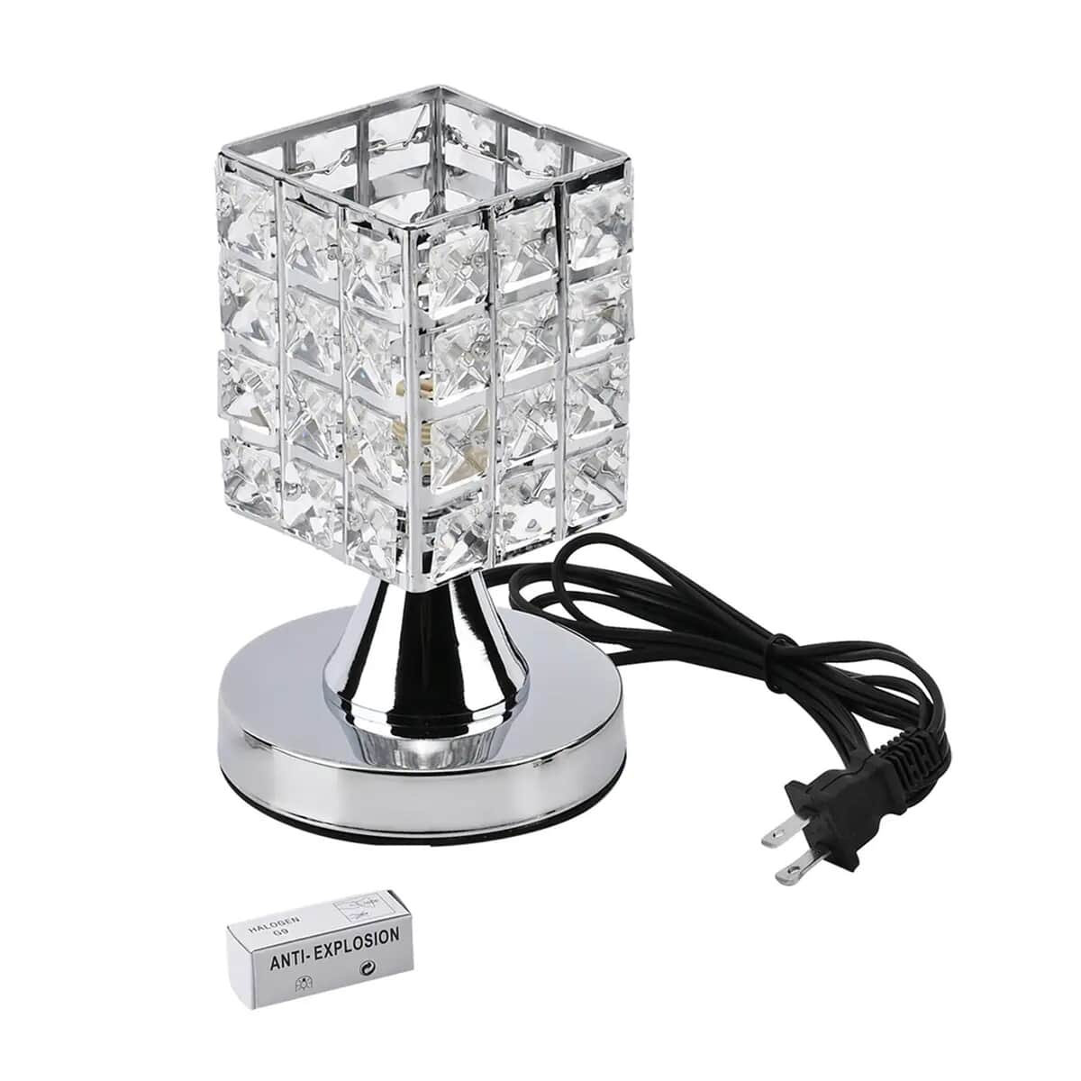 Homesmart Silver Color Fancy Shape Crystal Lamp with Bulb and Touch Control image number 6
