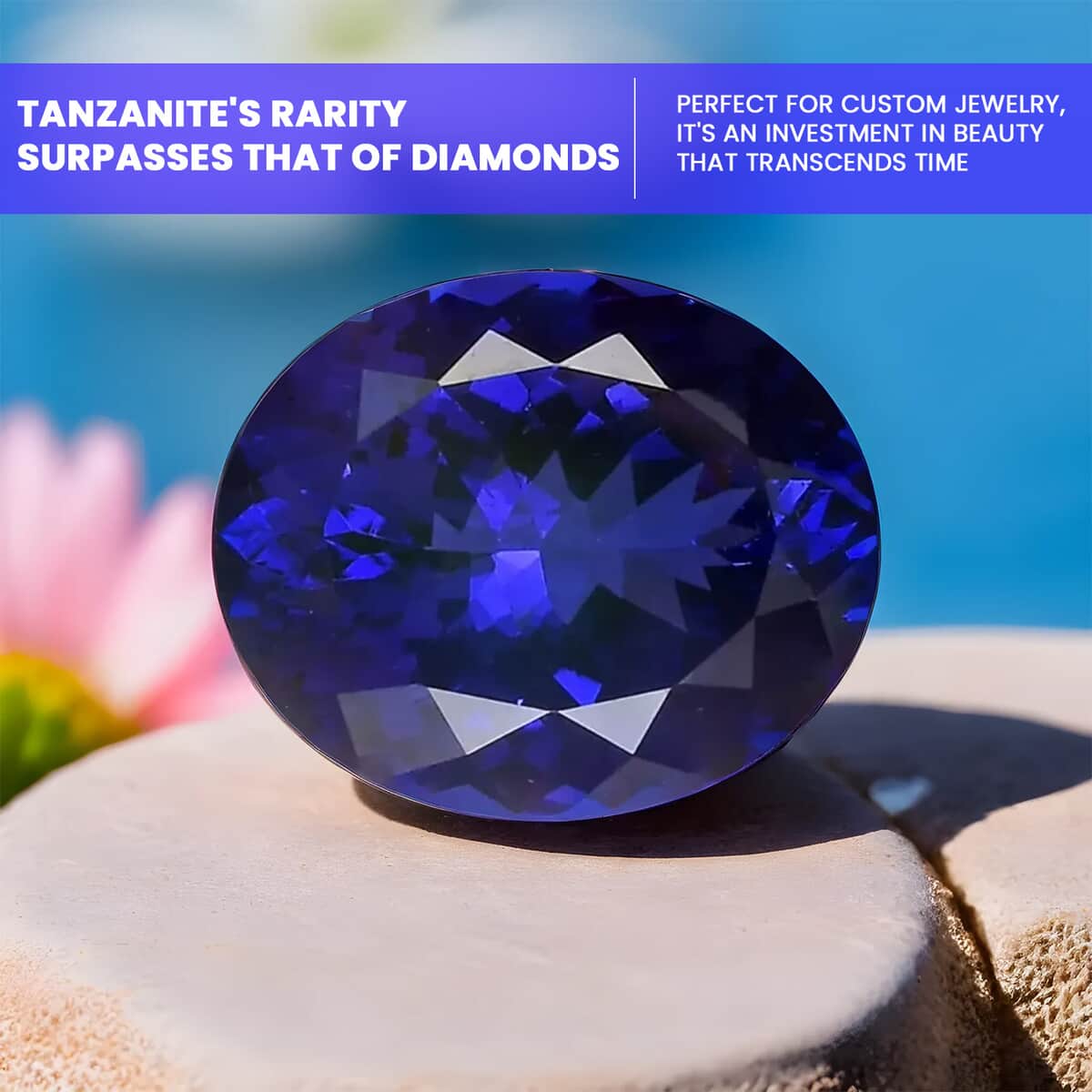 Certified and Appraised AAAA Tanzanite (Ovl Free Size) 15.00 ctw image number 3