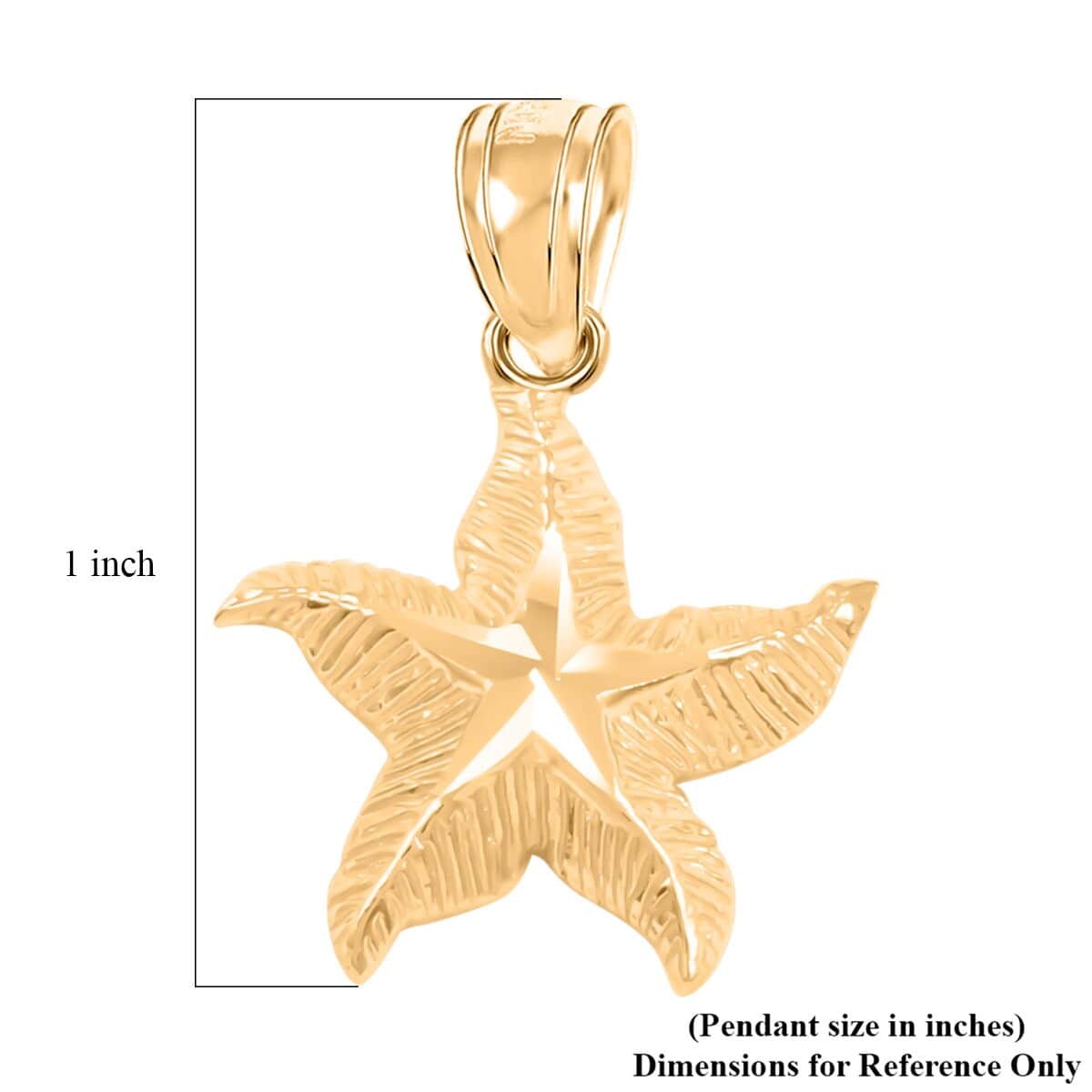 4th of July Special Deal Made in America 10K Yellow Gold 11.25x14.40mm Sun Pendant 1.80 Grams image number 4