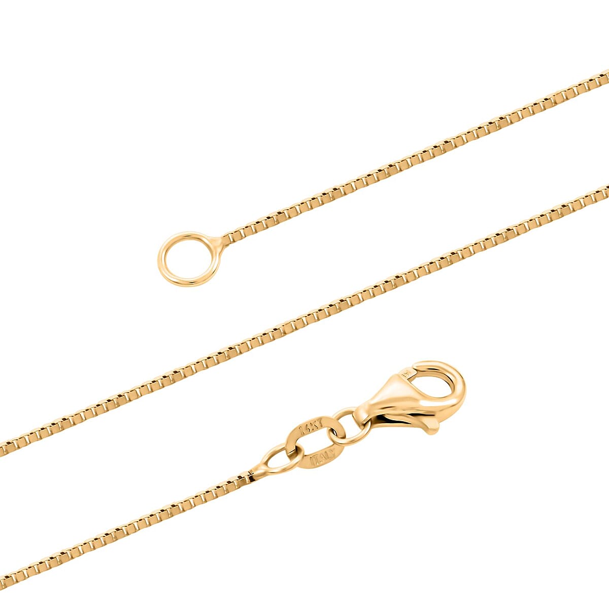 14K Yellow Gold 1.4mm Box Chain Necklace 22 Inches 2.90 Grams image number 2