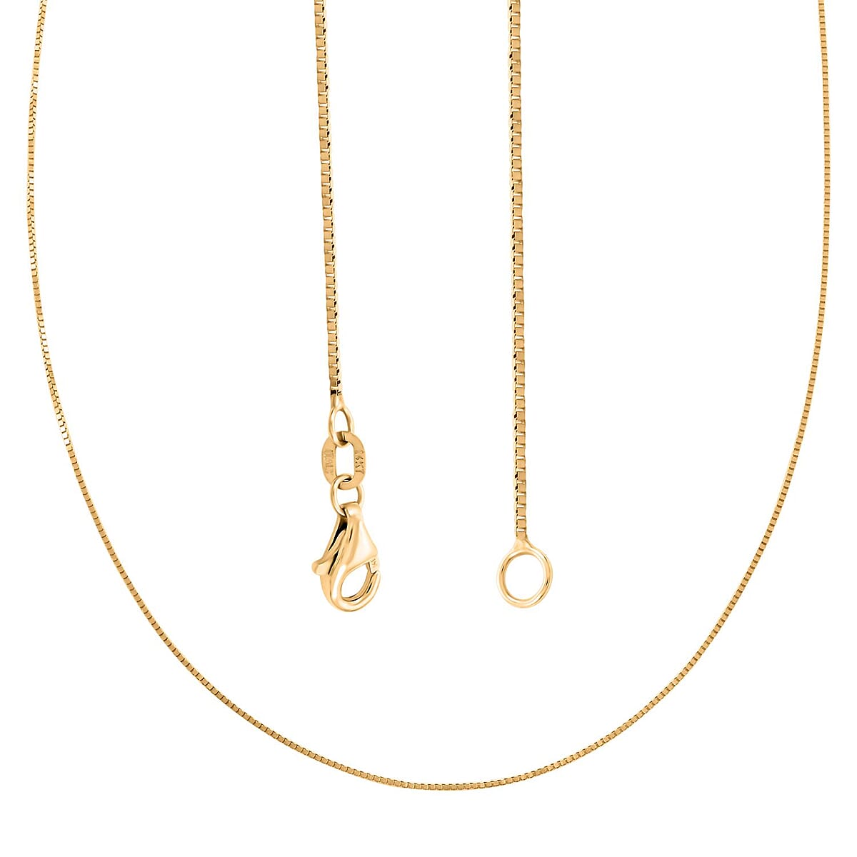 14K Yellow Gold 1.4mm Box Chain Necklace 22 Inches 2.90 Grams image number 3