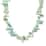 Espirito Santo Aquamarine Chips Necklace 20 Inches in Sterling Silver 450.00 ctw