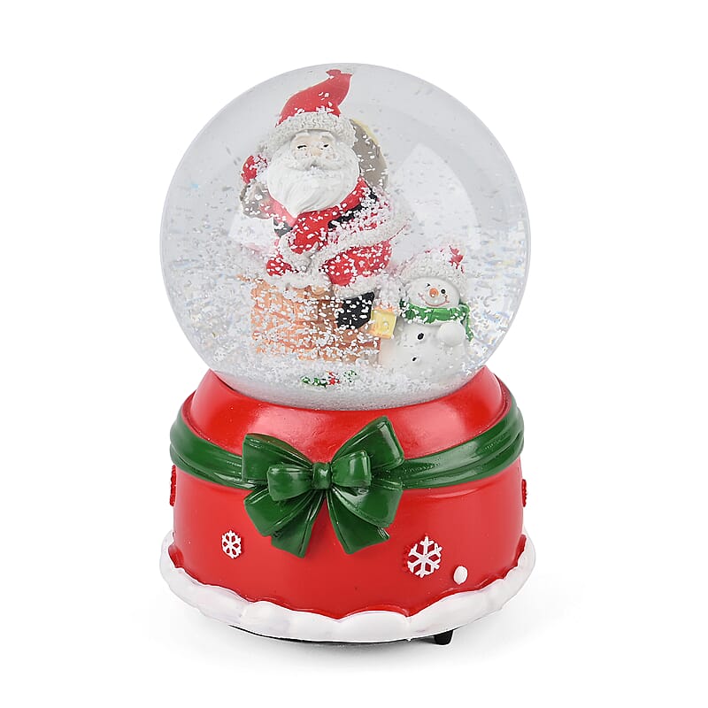 Santa wind-up Music Crystal Ball