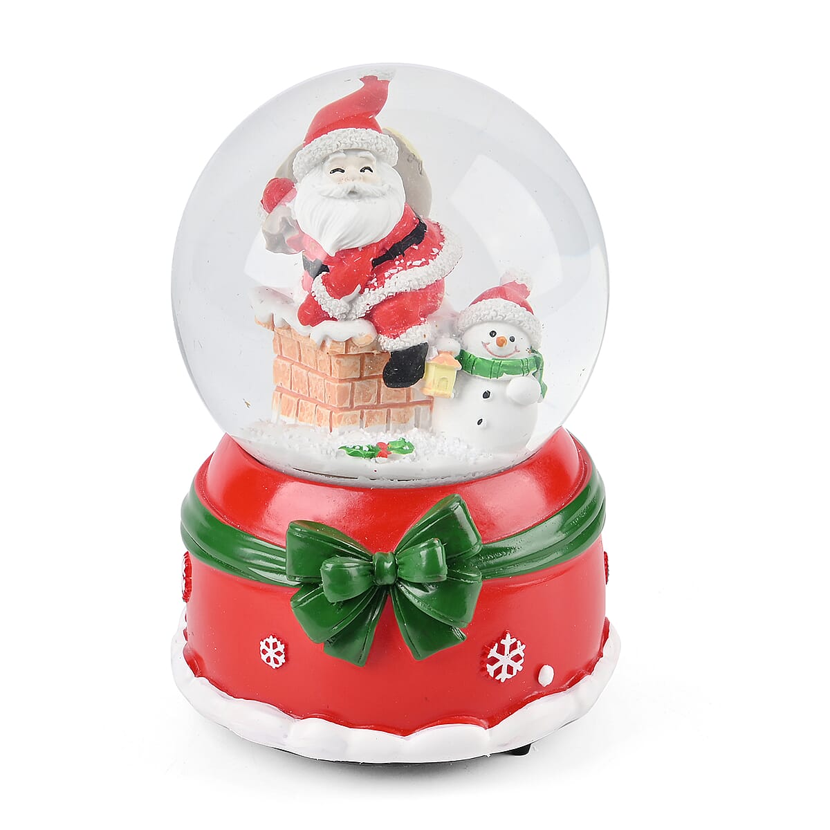 Santa wind-up Music Crystal Ball (4.13"x4.13"x5.90") image number 2