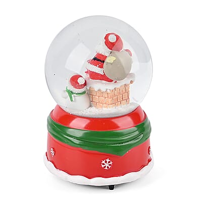Santa wind-up Music Crystal Ball