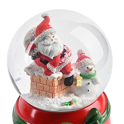 Santa wind-up Music Crystal Ball