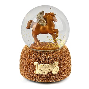 Unicorn wind-up Music Crystal Ball
