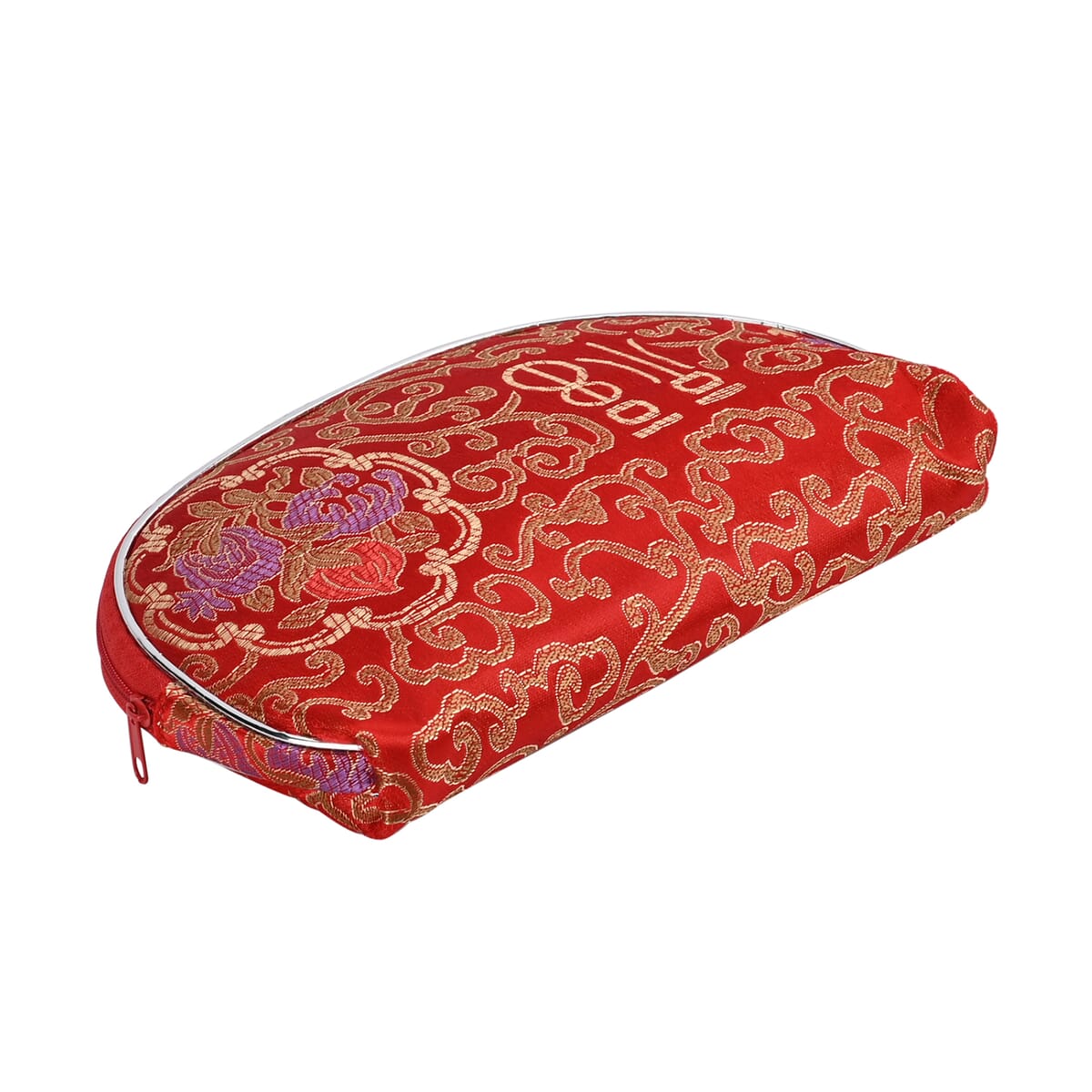 Set of 10 Red Multi-Purpose Jewelry Bag with Zipper image number 2