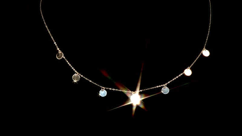 Dischi Italian 14K Yellow Gold Necklace 18 Inches 1.25 g