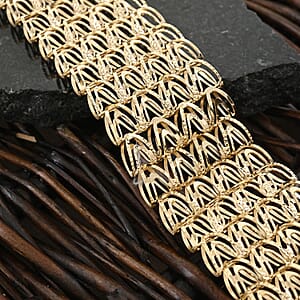 Stravaganza Italian 14K Yellow Gold Bracelet (7.50 In) 20.43 Grams