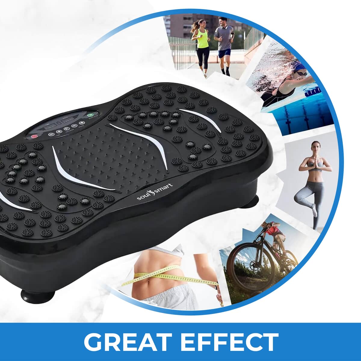 Soulsmart Foot Massager Fitness Vibration Platform with Remote image number 3