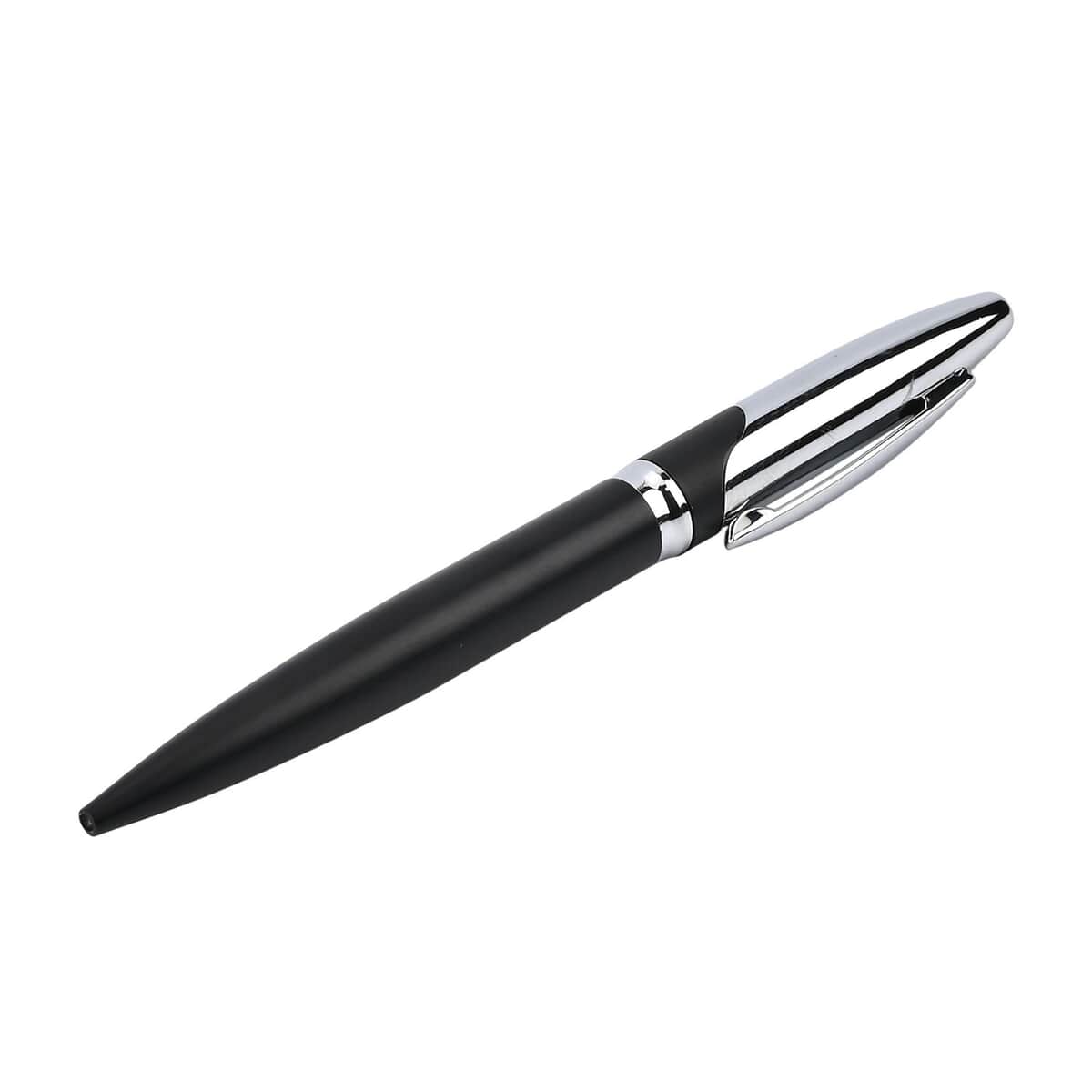 3 Piece Set -Black Faux Leather RFID Wallet, Pen and Stainless Steel Knife  image number 5