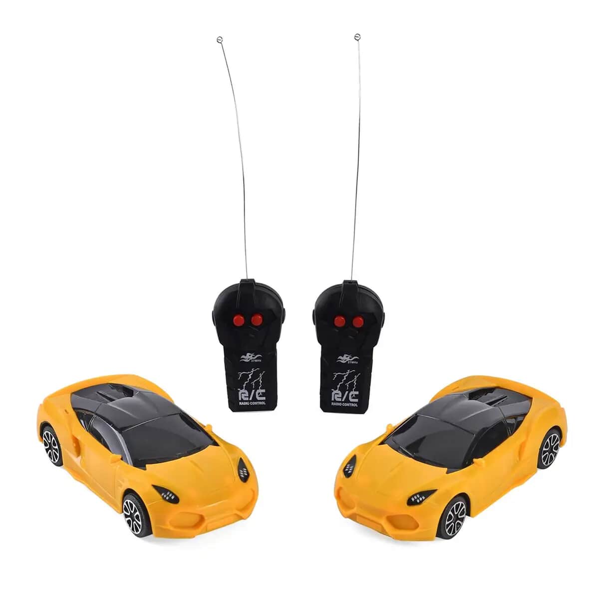 Yellow 4 Channels RC Stunt Car with Lights and Remote Control, Kids Stunt Car Toy For Birthday Gift (3xAA for Car, 2xAA for Controller Battery Not Included) image number 0