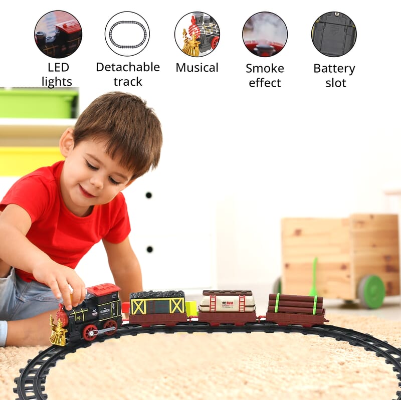 Musical Smoke Train with Lights