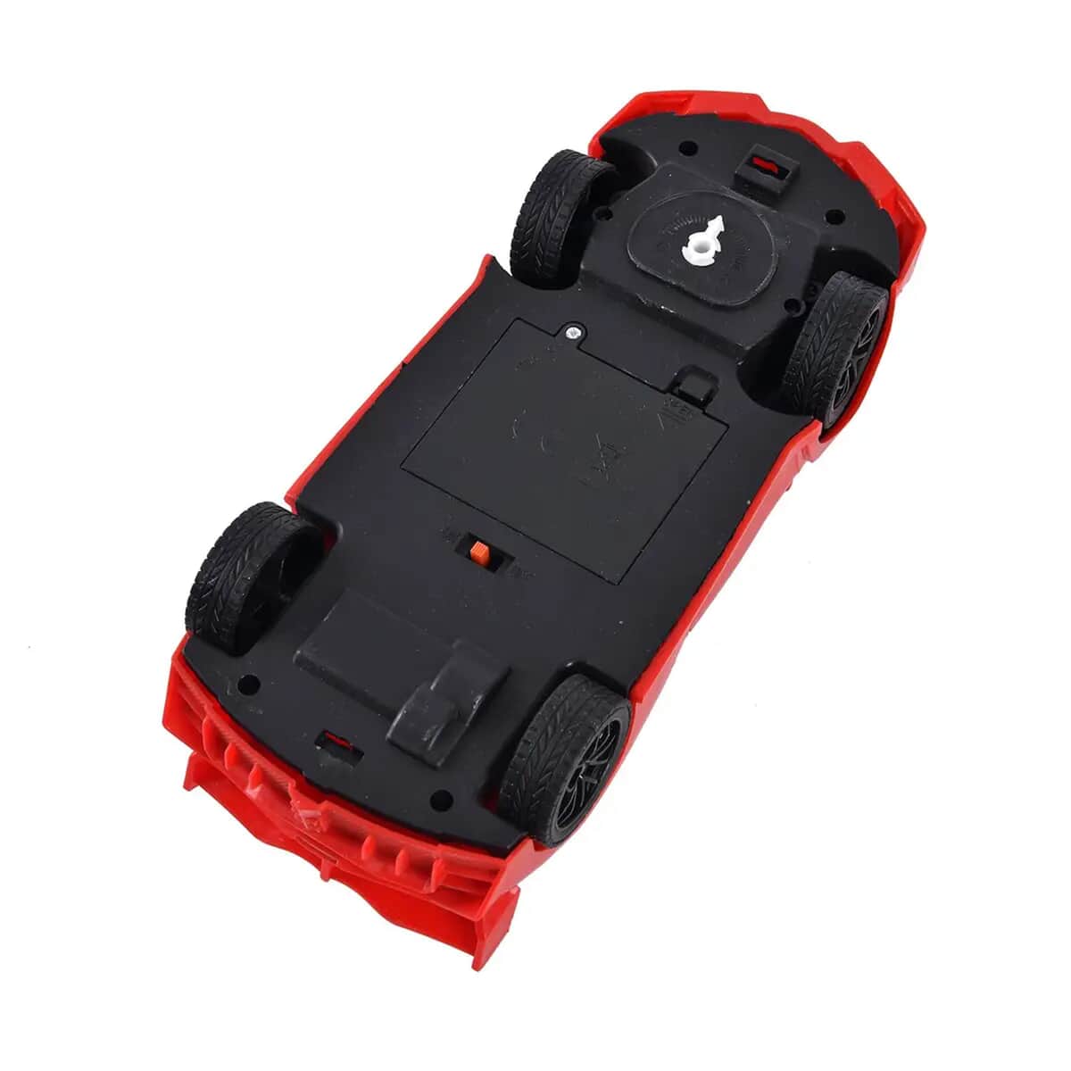 Red 4 Channels Toy Car with LED Light (3xAA for Car, 2xAA for controller Not Included) image number 5