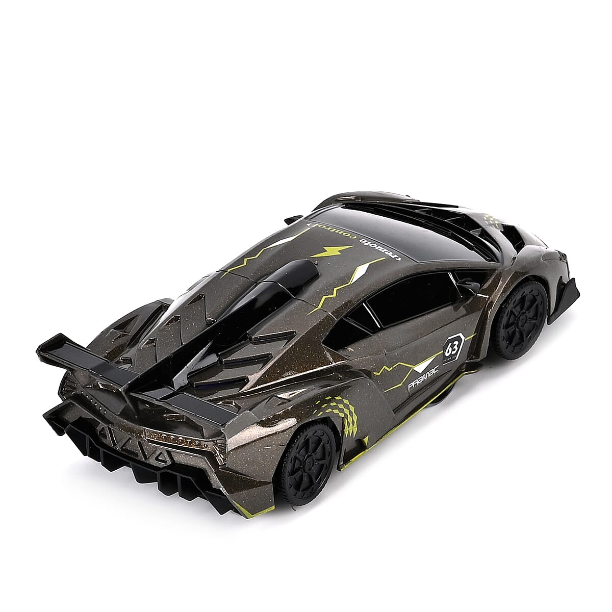 Gray Remote Control Racing Wall Climbing Rechargeable Stunt Car (2xAA Battery Not Included) image number 2