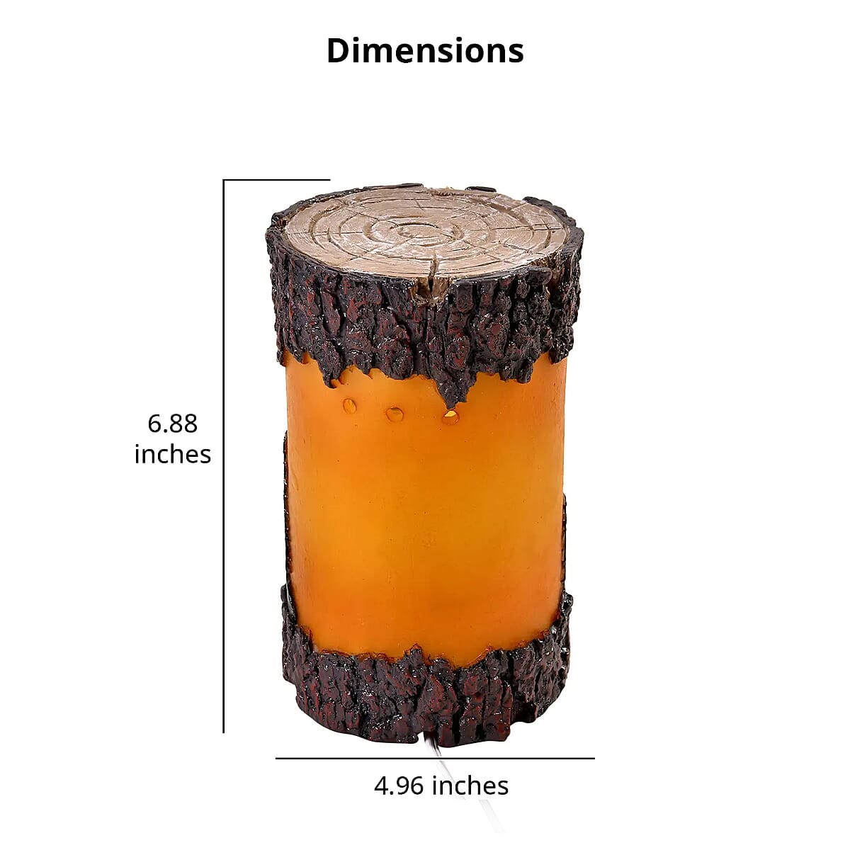 Polyresin Unique Box Shape Abstract Printed Pattern Lamp image number 5