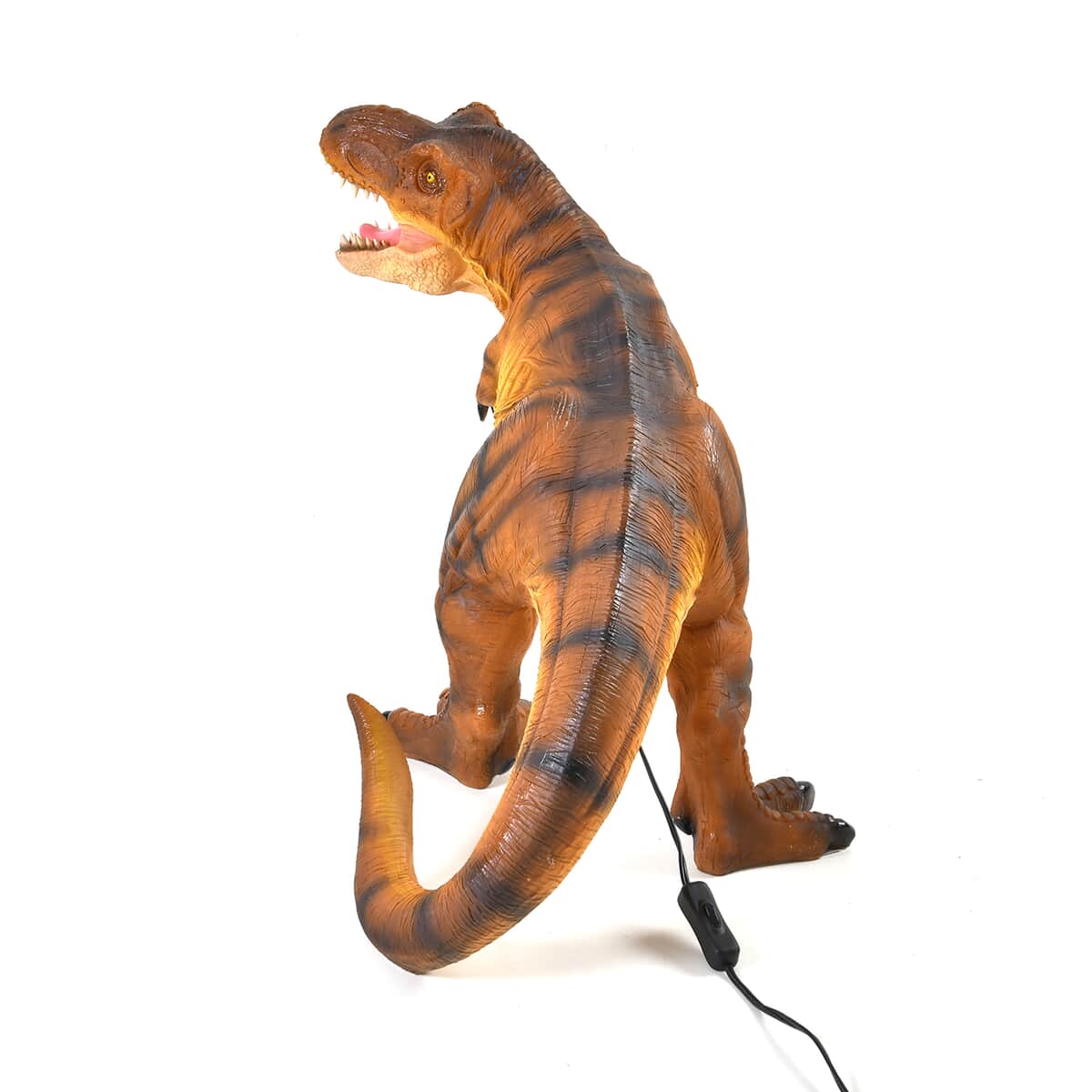 Polyresin Dinosaur Lamp - Orange image number 3