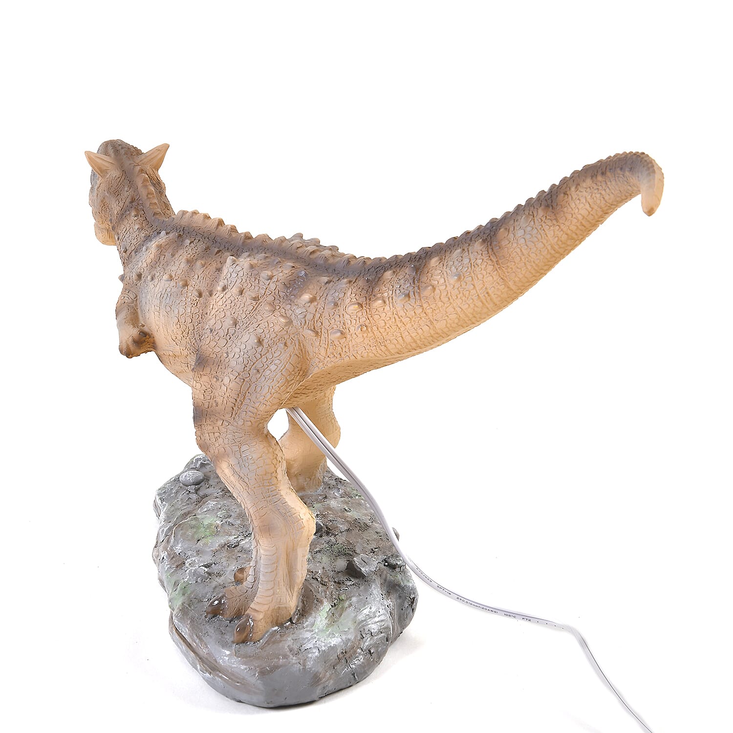 Polyresin Dinosaur Lamp with Base