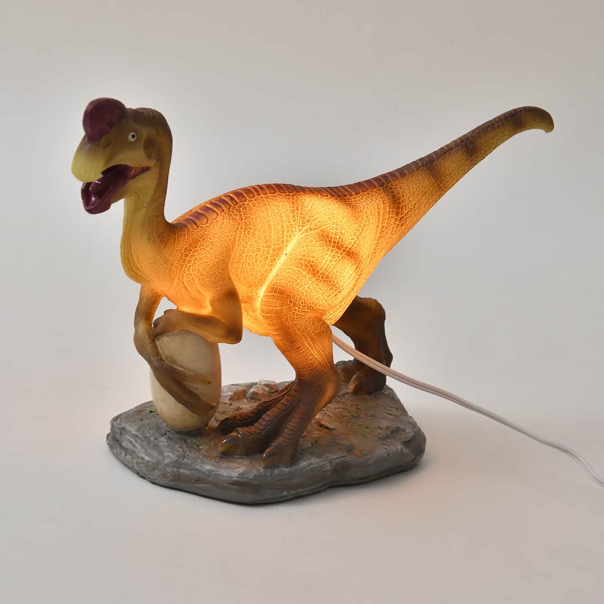 Polyresin Dinosaur Lamp with Base image number 0