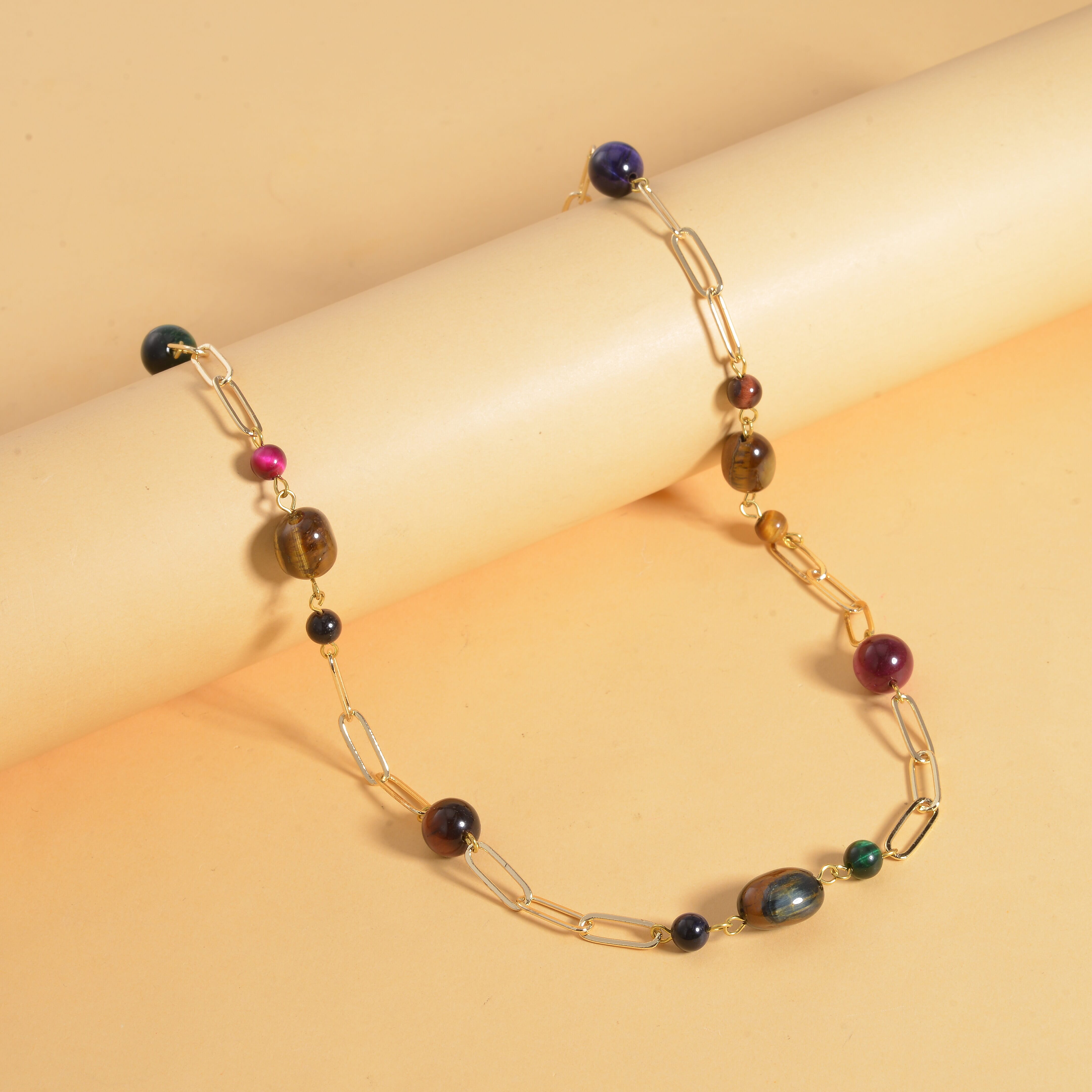 Multi Color Tiger's Eye - Product card gallery slide 2 (9431775445247)