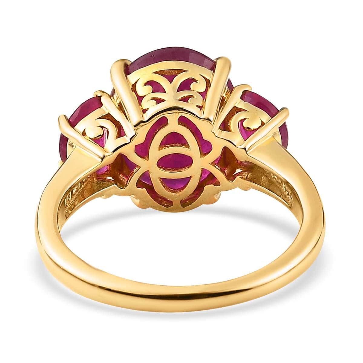 Yellow topaz and ruby on sale ring