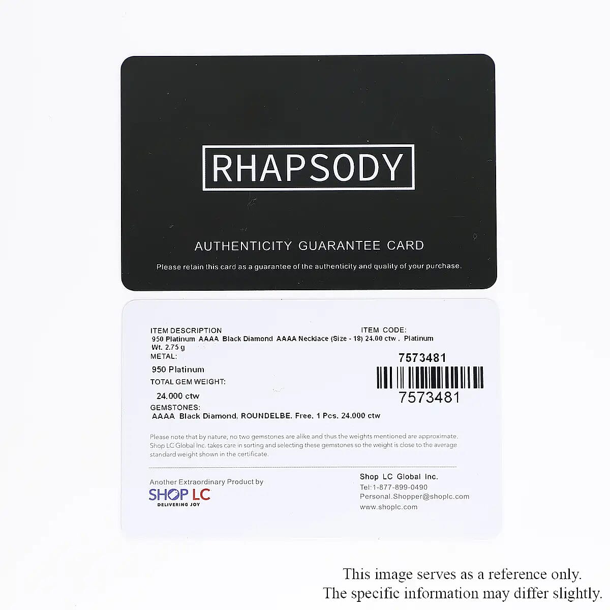 Certified & Appraised Rhapsody Black Diamond 24.00 ctw Beaded Necklace in 950 Platinum, 18 Inch Necklace, Black Diamond Necklace