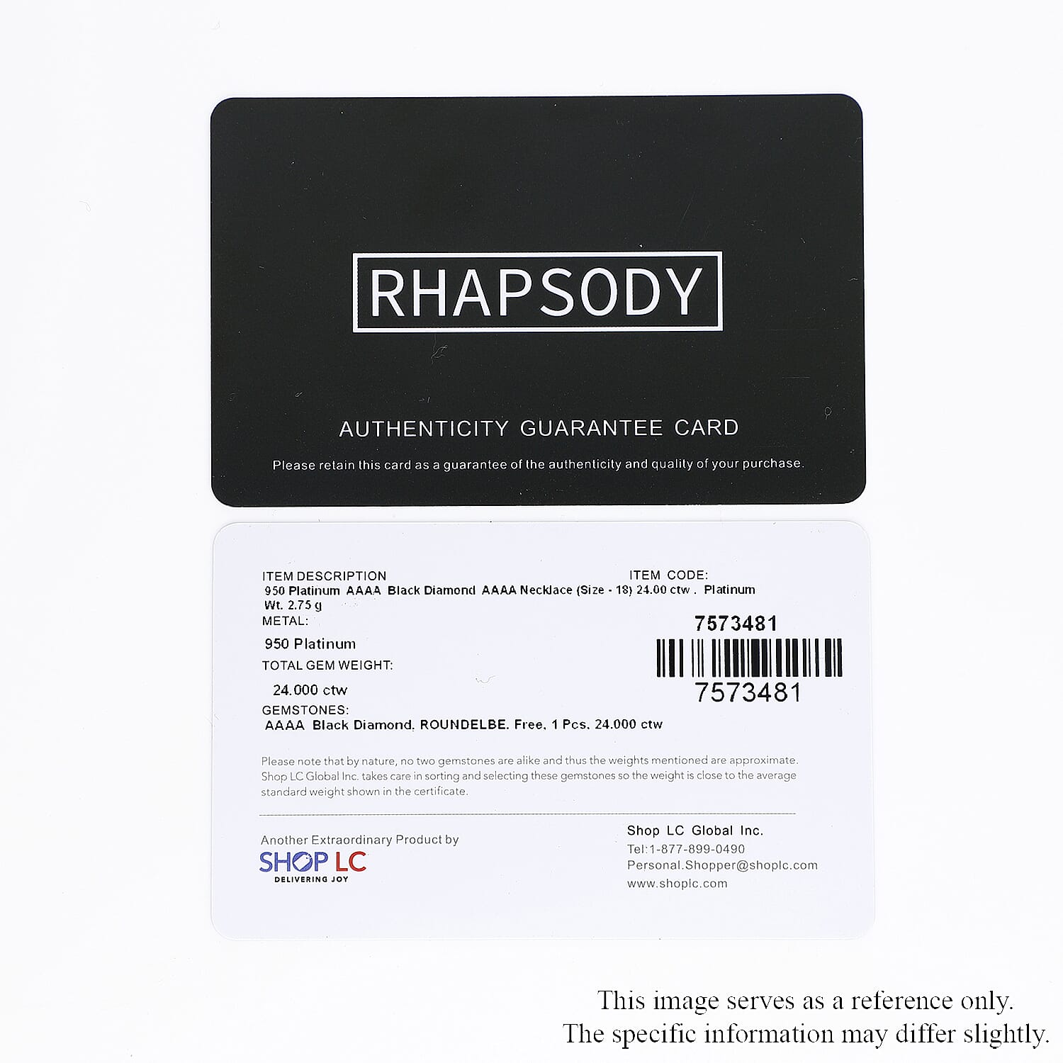 Certified & Appraised Rhapsody Black Diamond 24.00 ctw Beaded Necklace in 950 Platinum, 18 Inch Necklace, Black Diamond Necklace