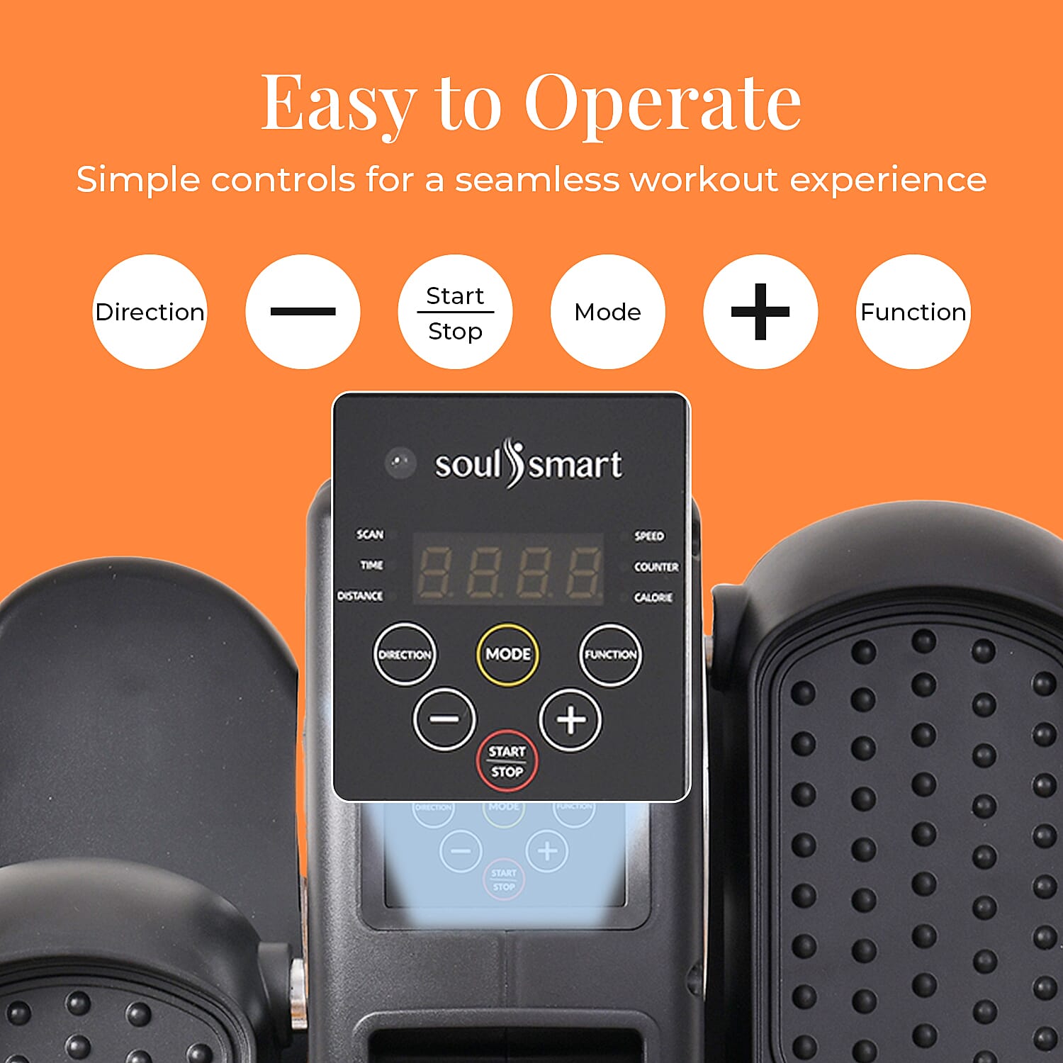 Soulsmart Electric Stepper with Remote - Black