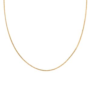 14K Yellow Gold 2.40mm Diamond-cut Triple Spiga Wheat Chain Necklace 24 Inches 11.70 Grams