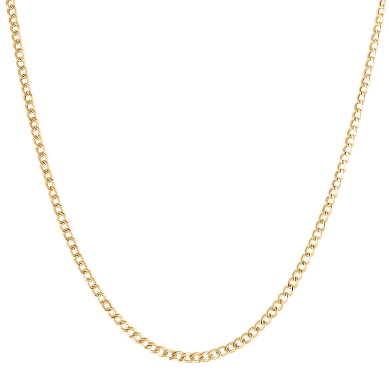 14K Yellow Gold 2mm Cuban Chain Necklace 22 Inches 1.9 Grams