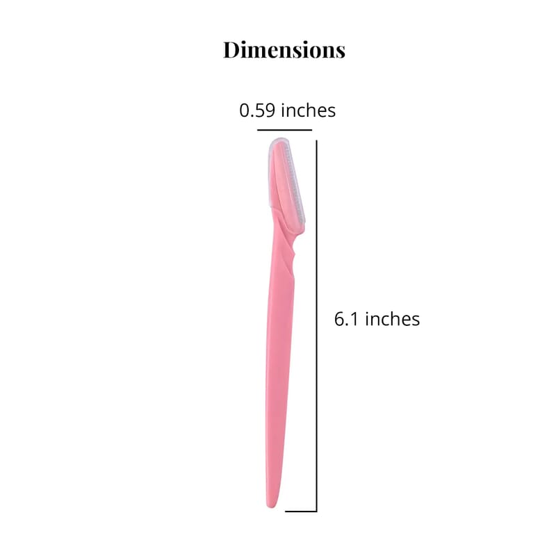 Set of 20 Pink, Blue, Purple, Green and Peach Eyebrow Shavers