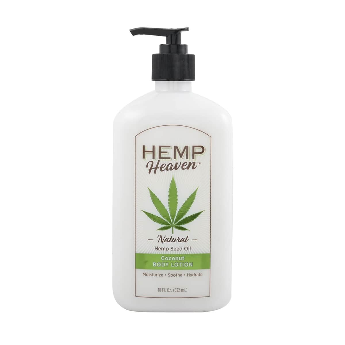 Hemp Heaven Coconut Lotion 18oz. image number 0