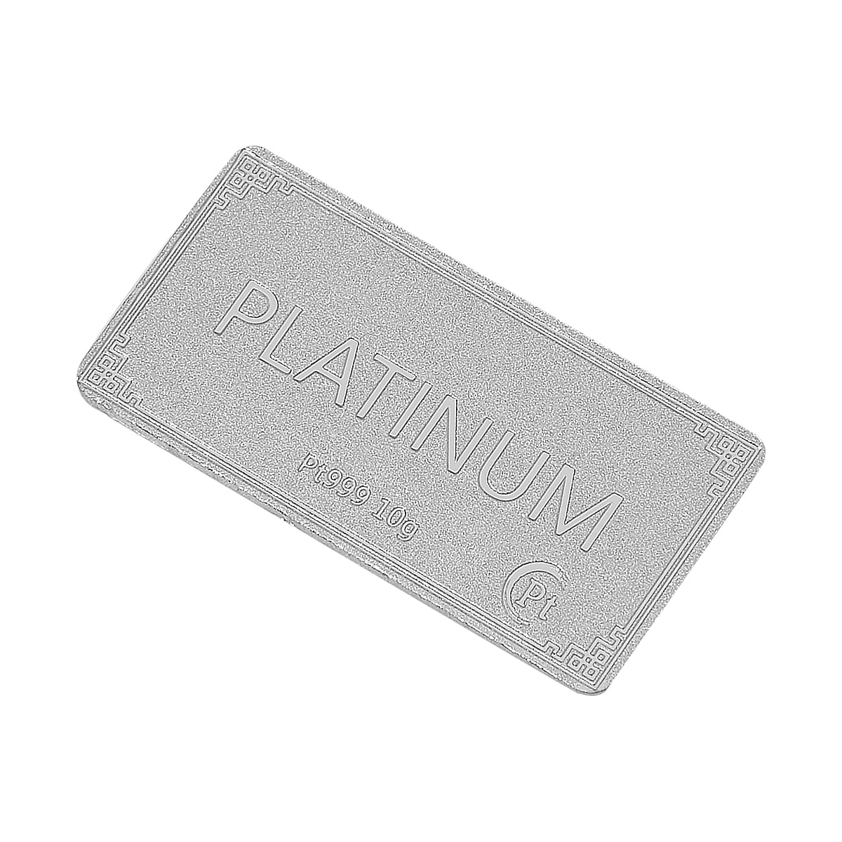 999 Platinum Bar 17.5x35x0.76mm 10 Grams