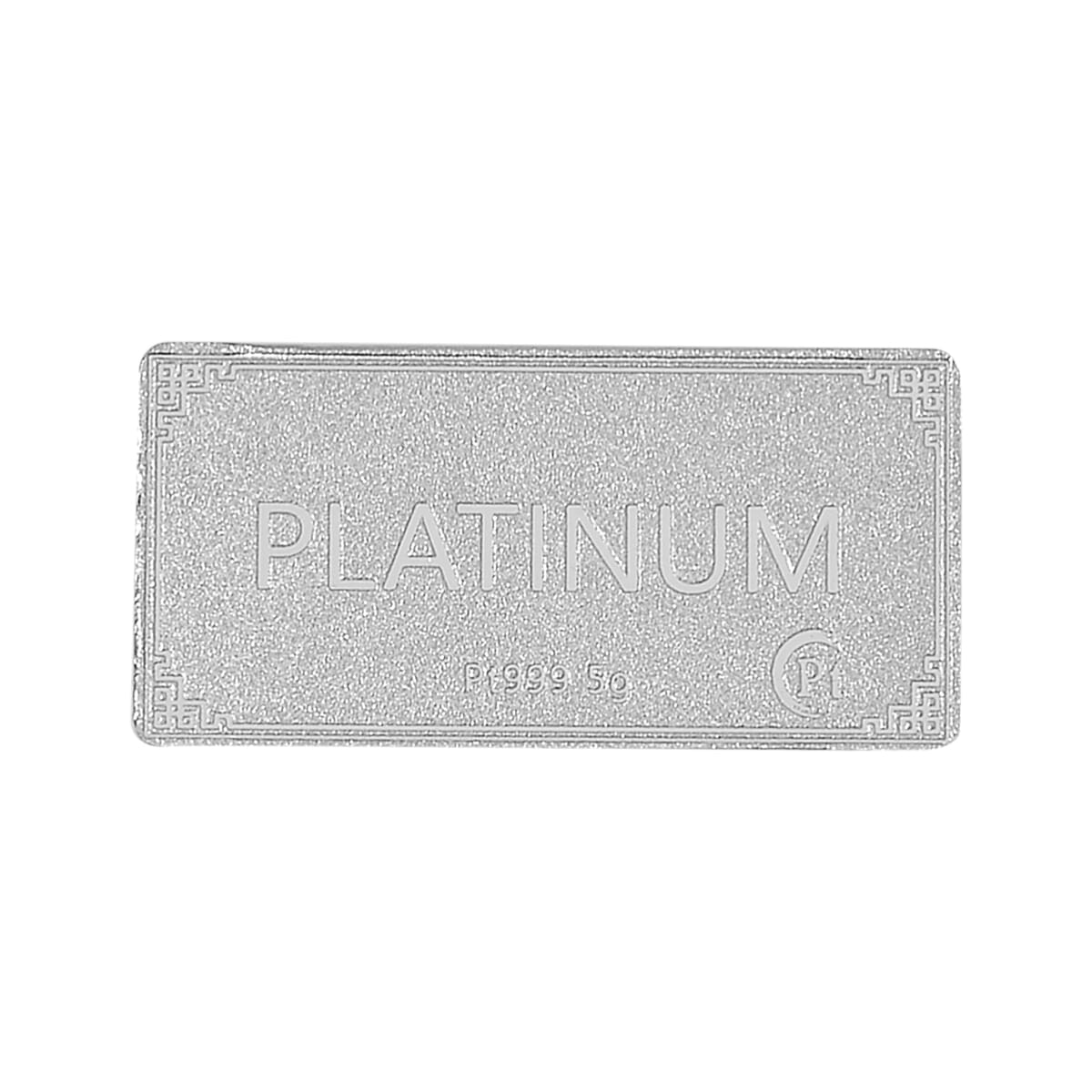 999 Platinum Bar 15x30x0.51mm 5 Grams image number 0