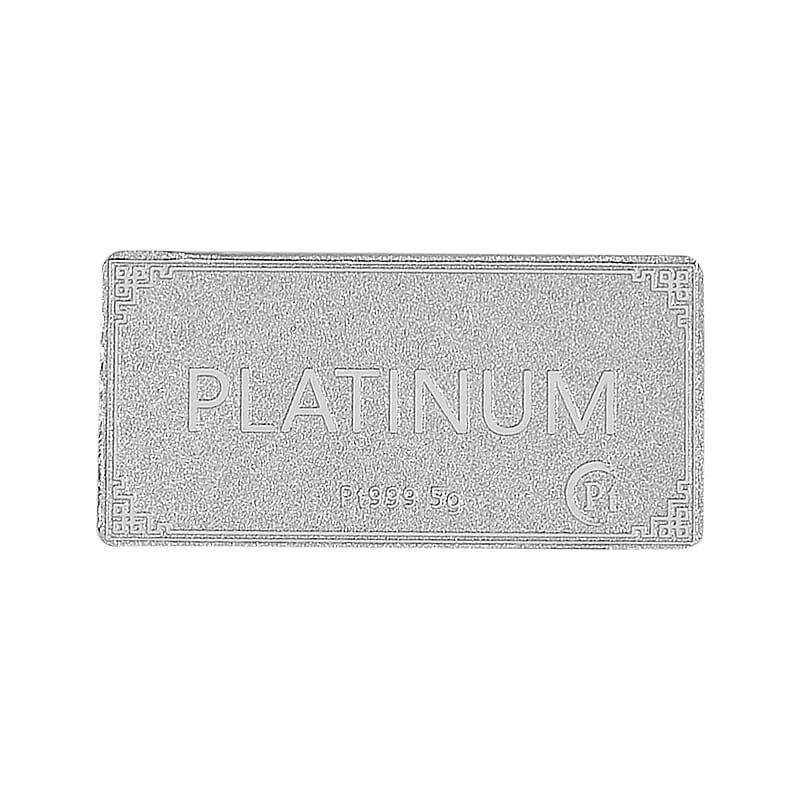 999 Platinum Bar 15x30x0.51mm 5 Grams