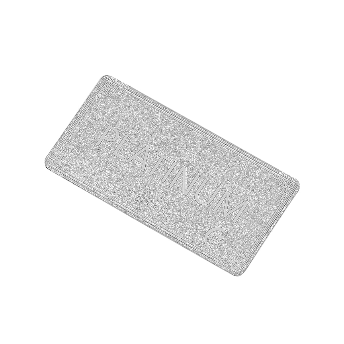 999 Platinum Bar 15x30x0.51mm 5 Grams image number 1