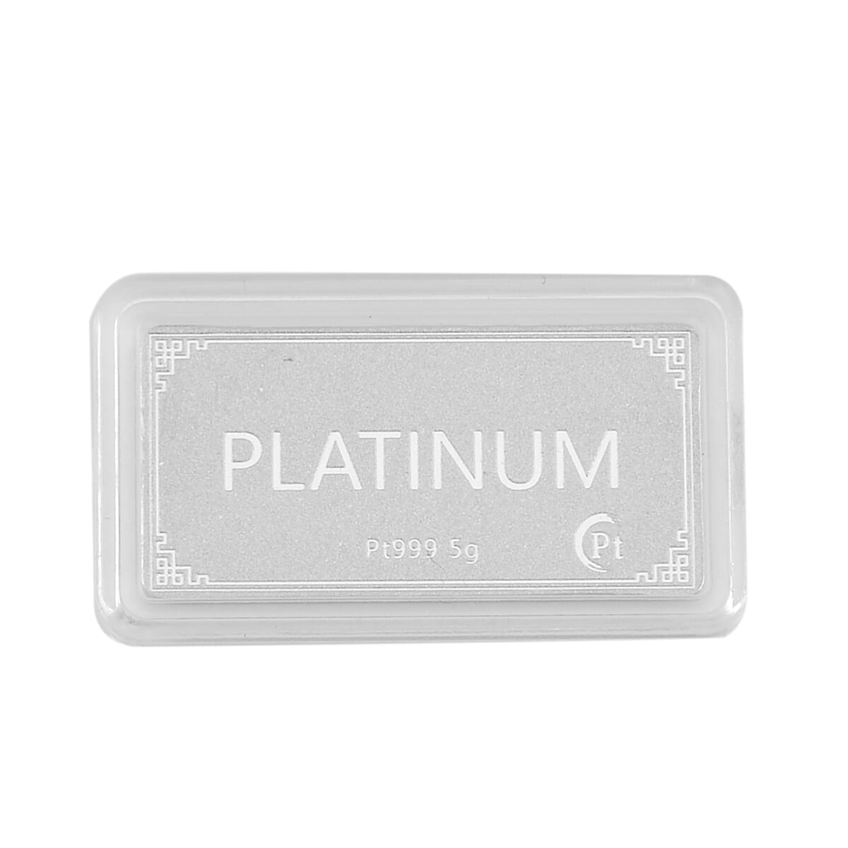 999 Platinum Bar 15x30x0.51mm 5 Grams image number 2