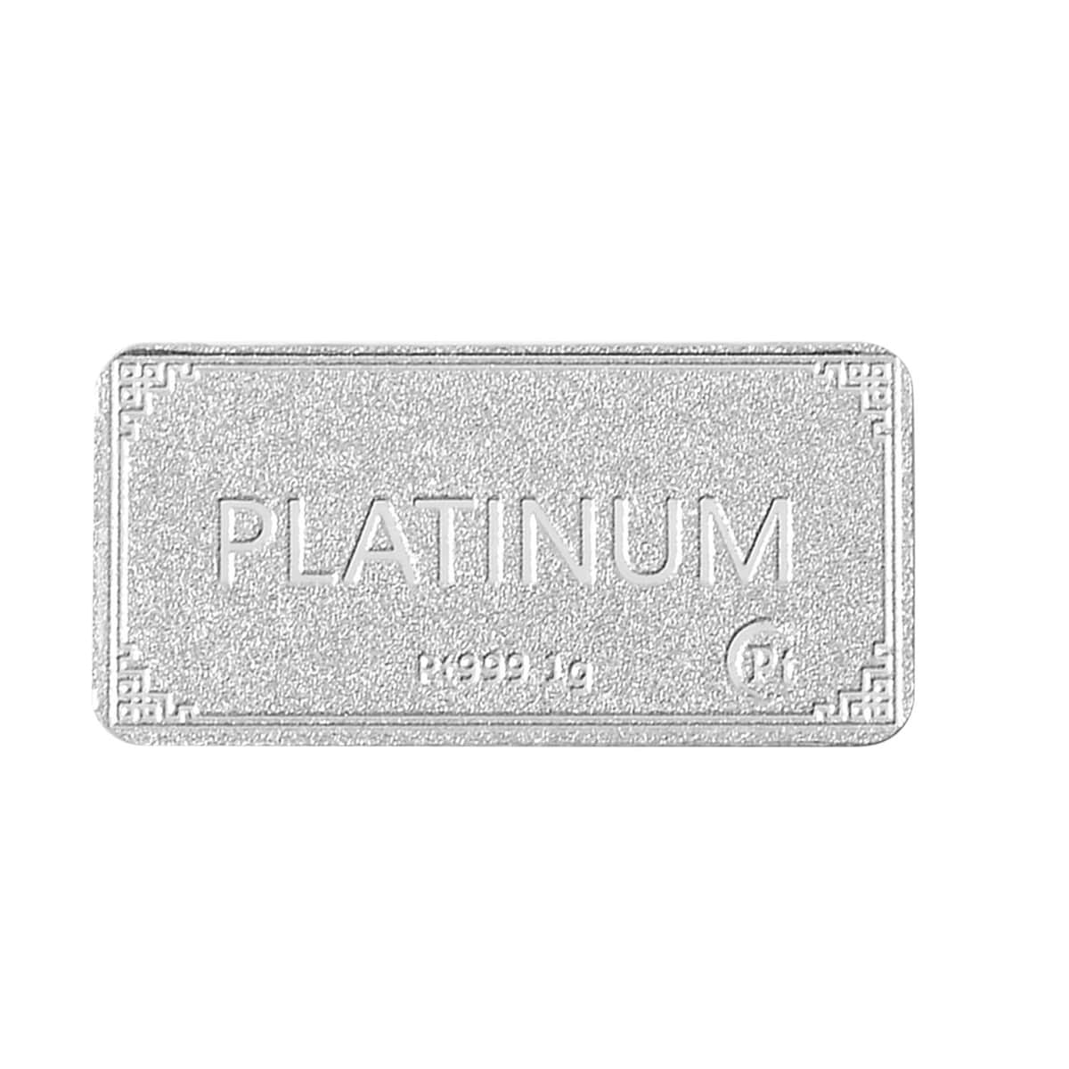 999 Platinum Bar 10x20x0.23mm 1 Grams (Del. in 8-10 Days) image number 0