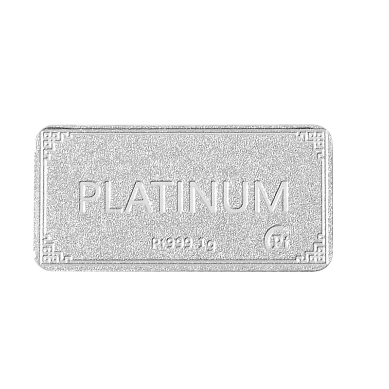 999 Platinum Legacy Bar 10x20x0.23mm 1 Grams