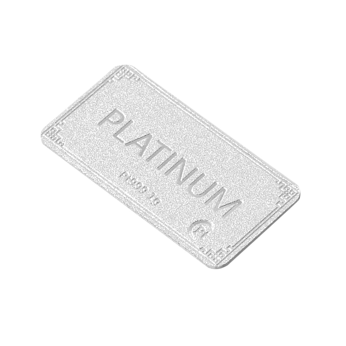 999 Platinum Bar 10x20x0.23mm 1 Grams (Del. in 8-10 Days) image number 1
